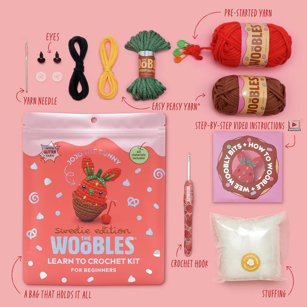 Jojo The Bunny: Sweetie Edition Crochet Kit - Image 2