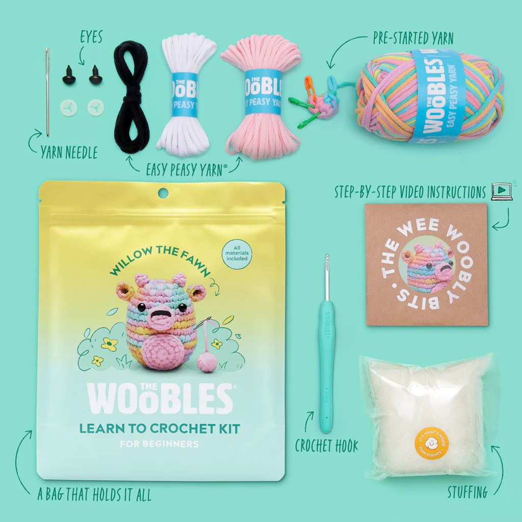 Willow the Fawn Pastel Crochet Kit - Image 2